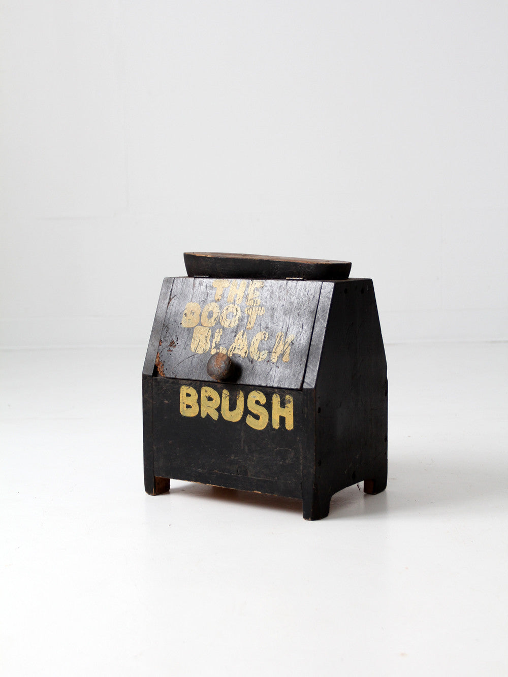 vintage shoe shine box