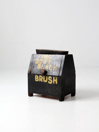 vintage shoe shine box