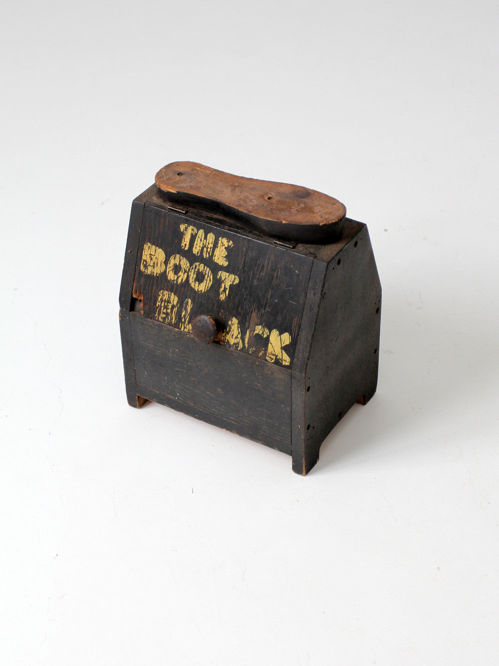 primitive shoe shine box 86 Vintage