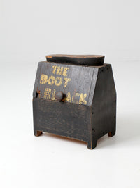 vintage shoe shine box