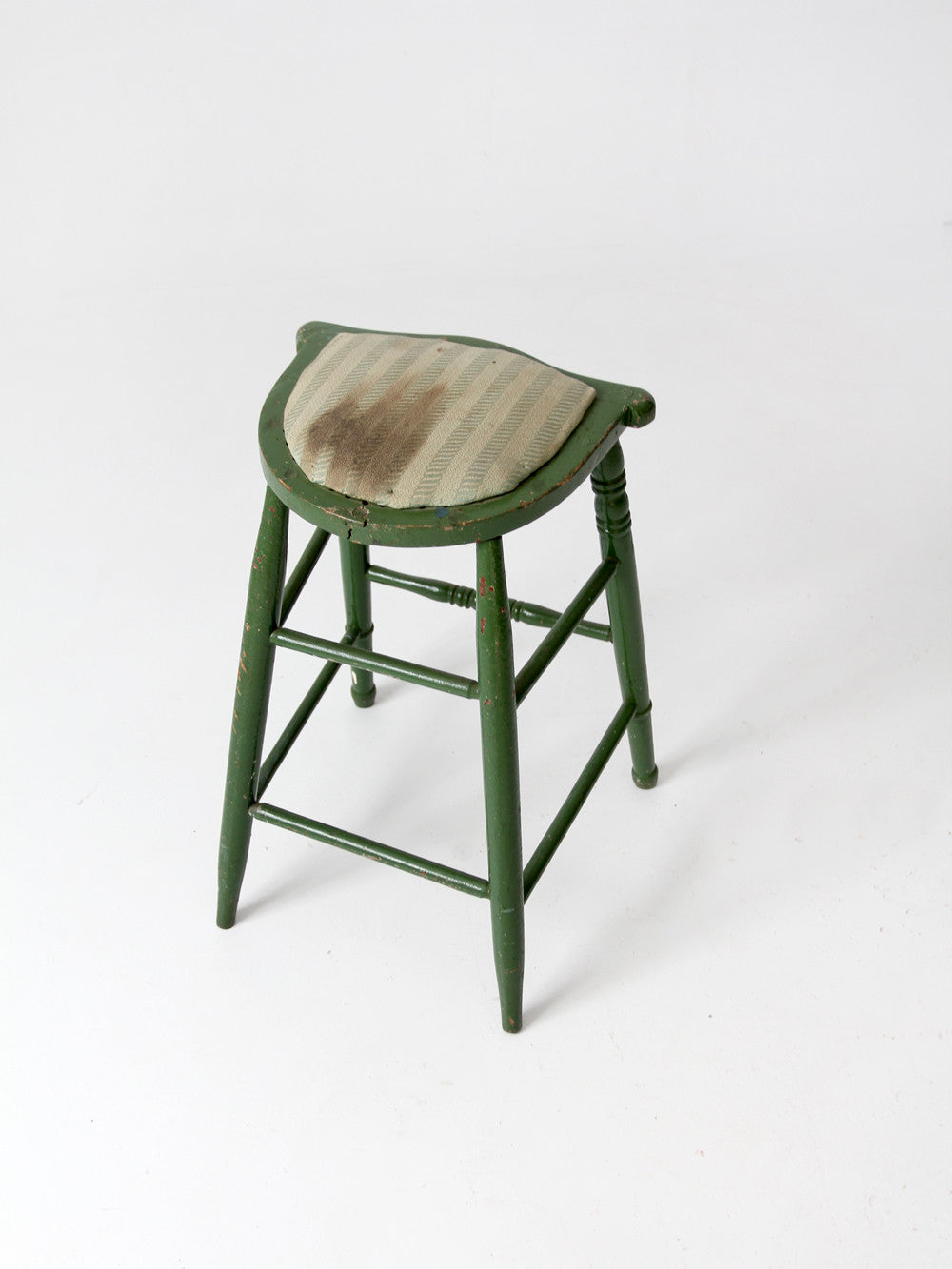 vintage wood stool