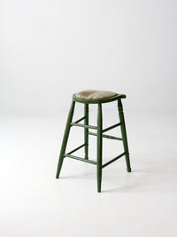 vintage wood stool