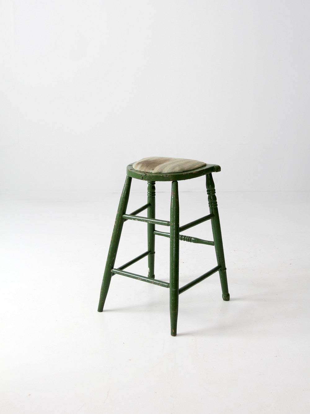 vintage wood stool