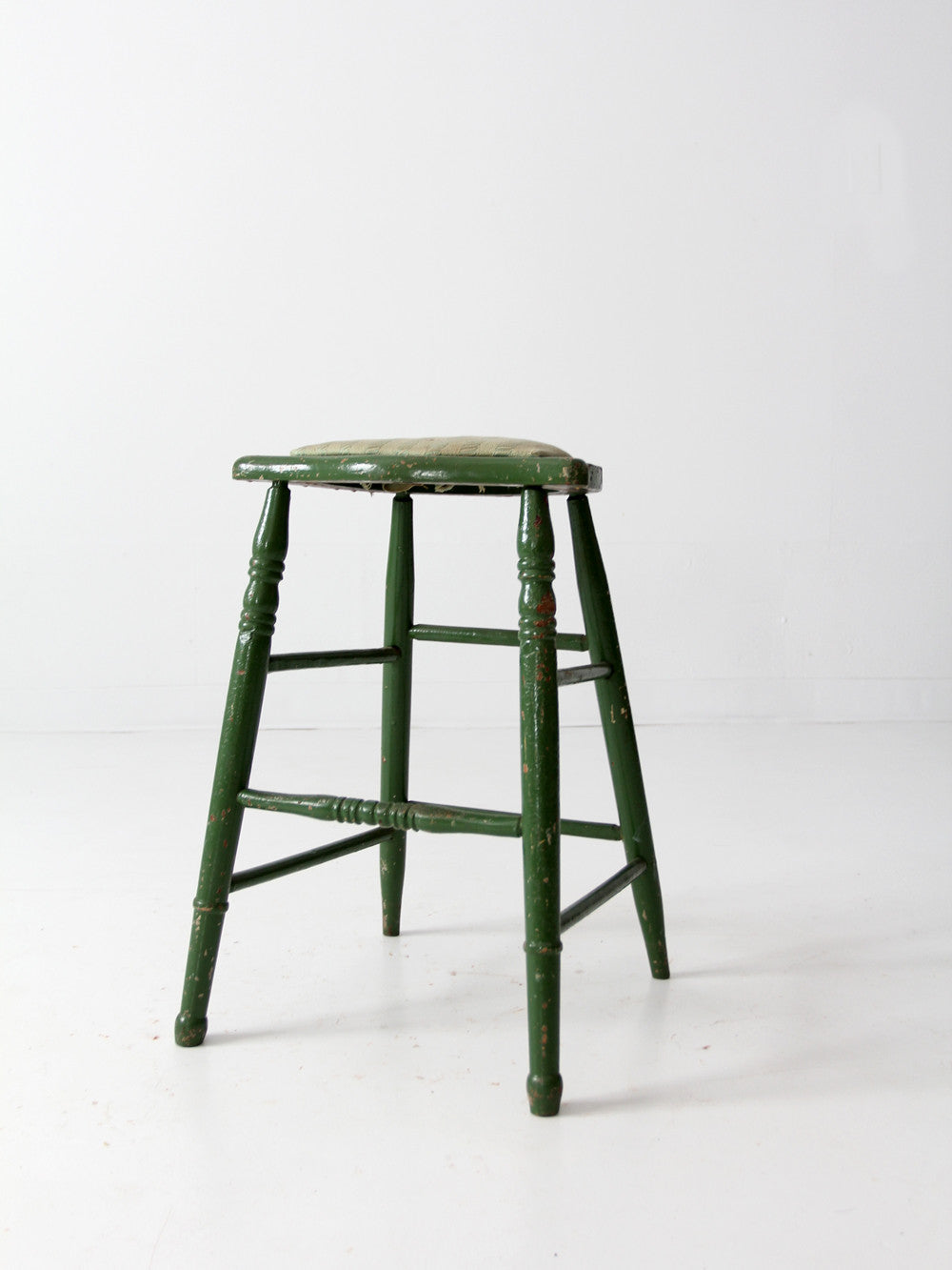 vintage wood stool