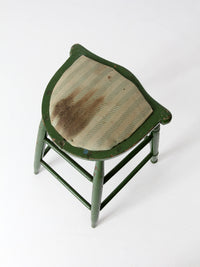 vintage wood stool