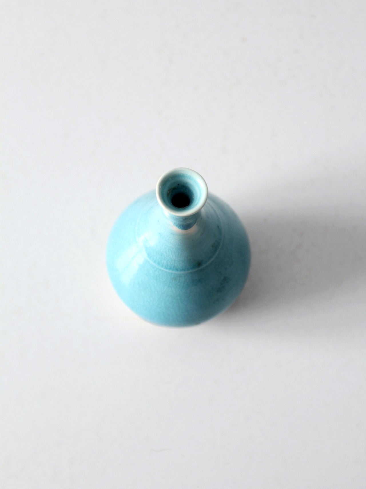 studio pottery bottle neck vase