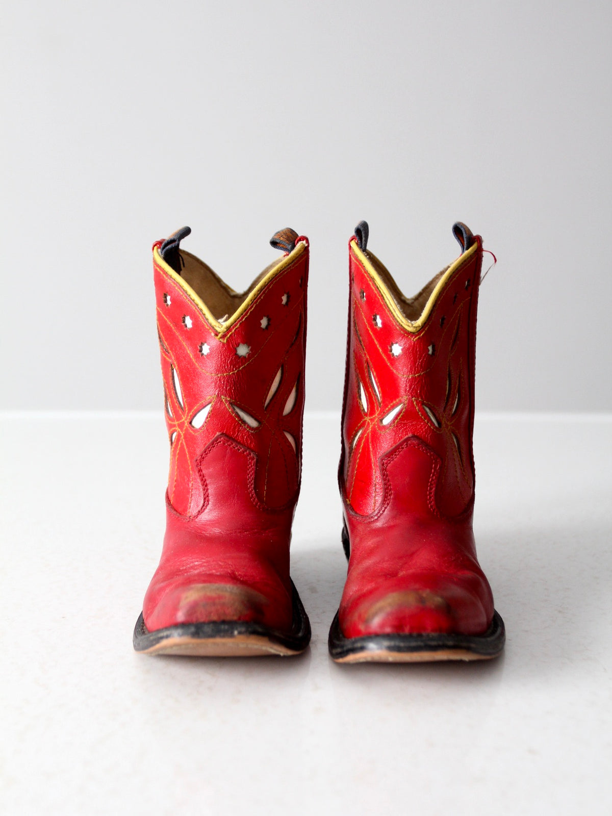 vintage 40s children's Bronco boots