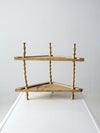 Victorian spool shelf stand