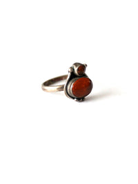 vintage amber statement ring