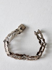 vintage Taxco sterling silver bracelet