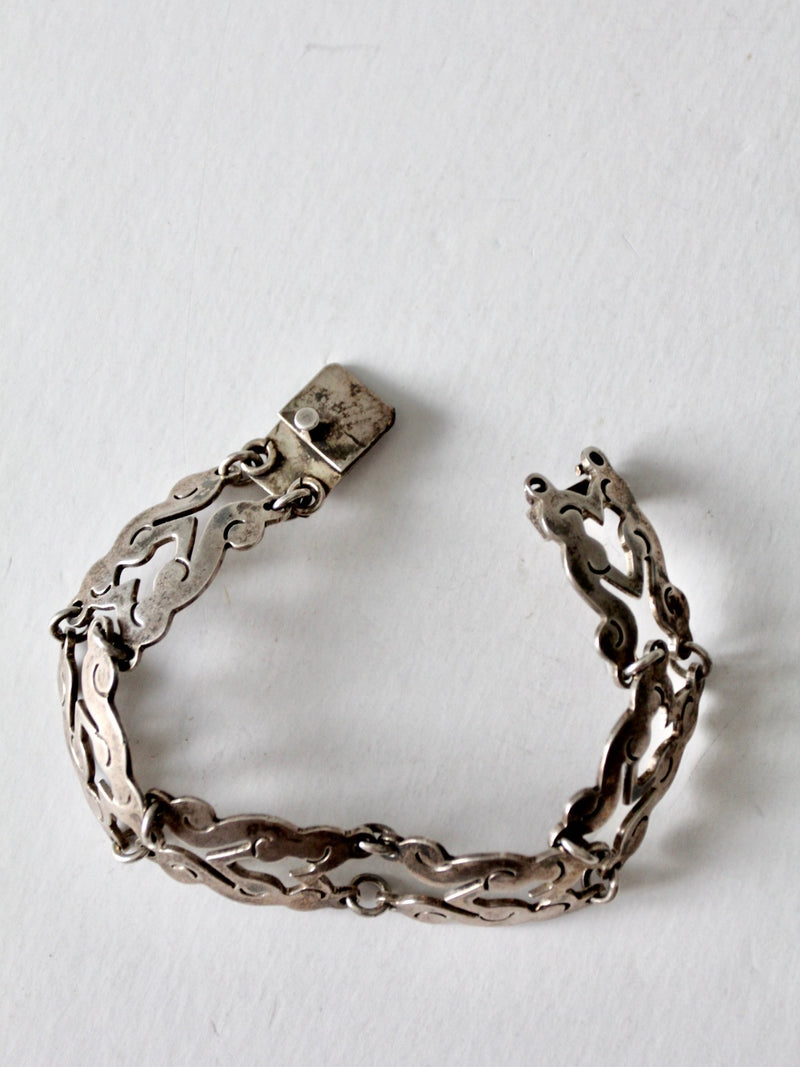 vintage Taxco sterling silver bracelet