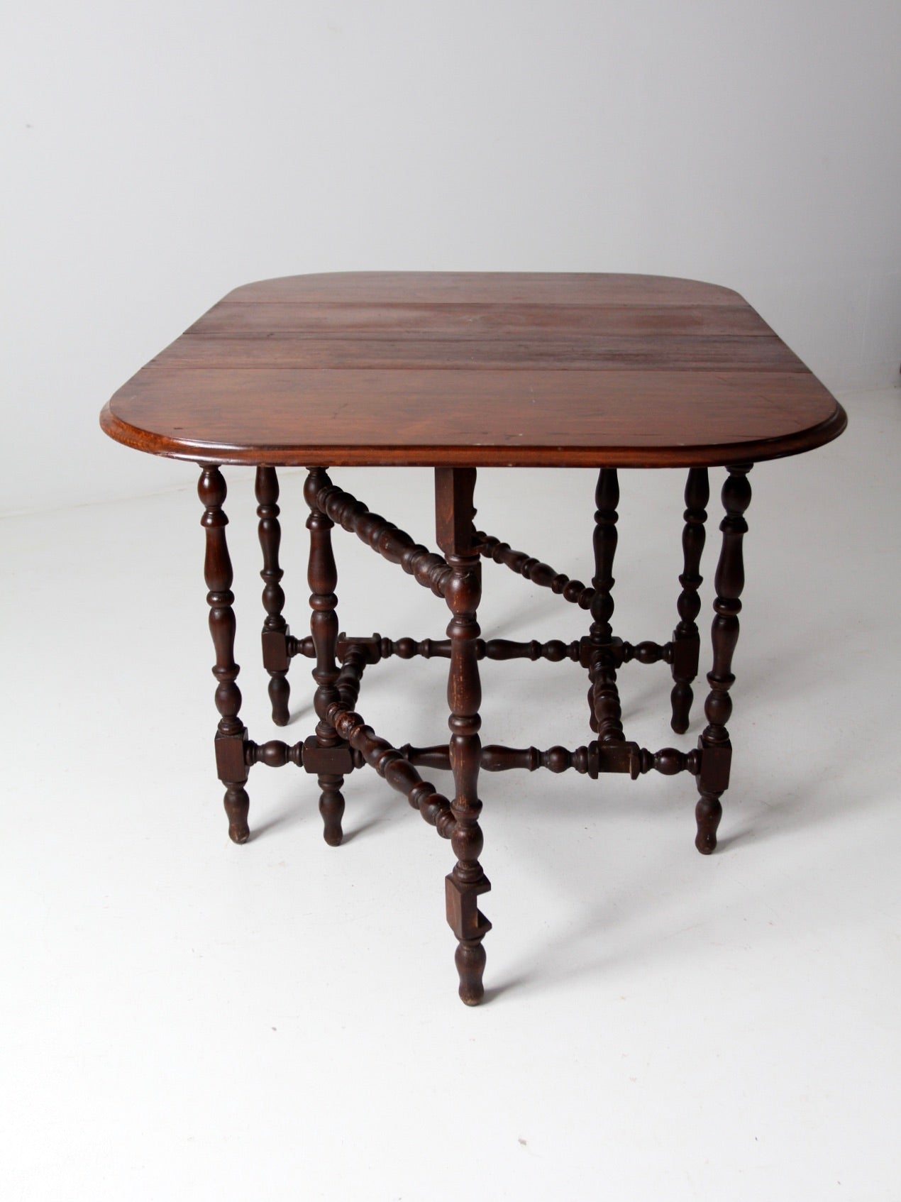 vintage gate leg drop leaf table