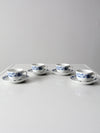 vintage Porsgrund porcelain tea cup and saucer sets