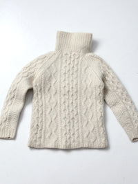 vintage 60s Penney's cable knit sweater