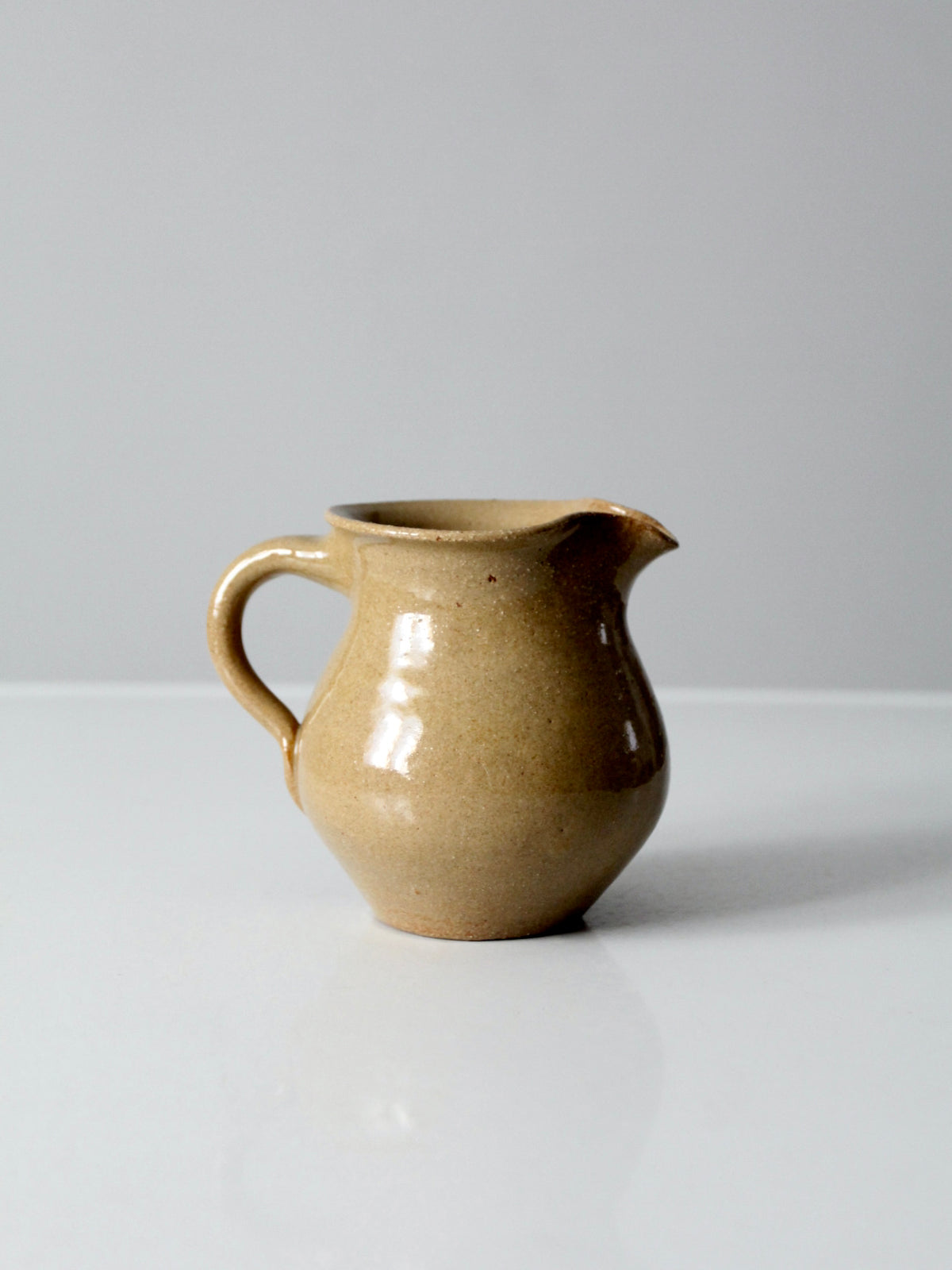 vintage studio pottery pitcher