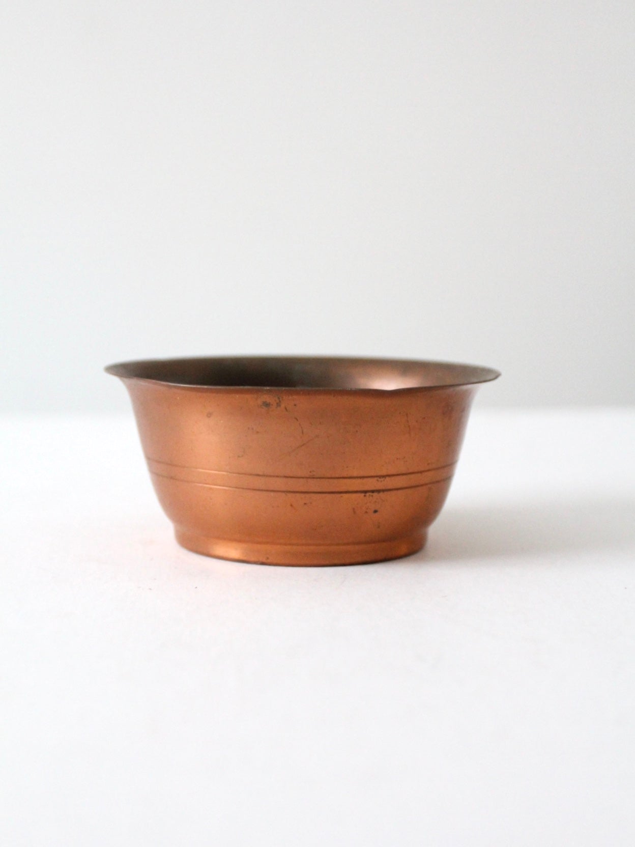 vintage copper bowl