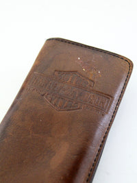vintage Harley Davidson leather wallet