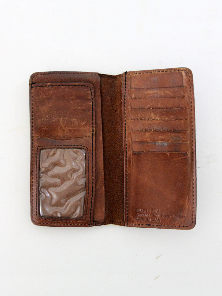 vintage Harley Davidson leather wallet