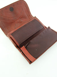 vintage 70s leather wallet clutchvintage 70s leather wallet clutch