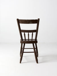 antique primitive chair