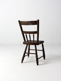 antique primitive chair