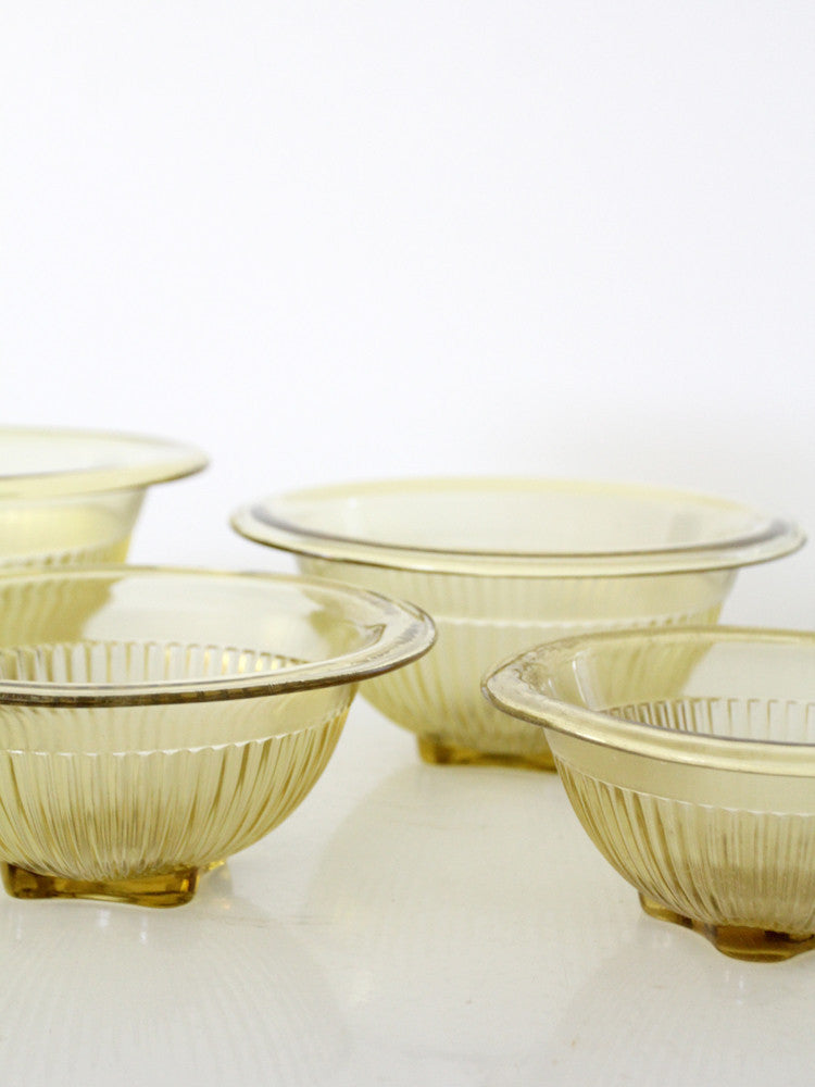 Blown Glass Mixing Bowls - Amber – Hawkins New York