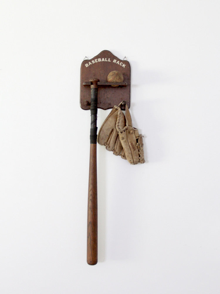 1940s kids baseball rack