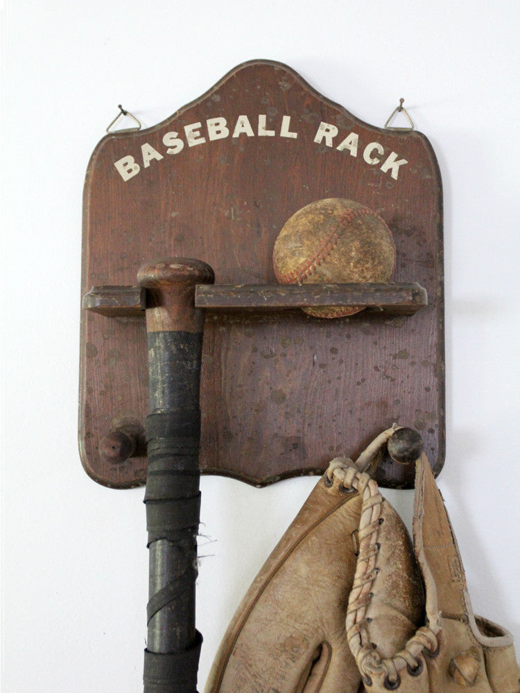 1940s kids baseball rack