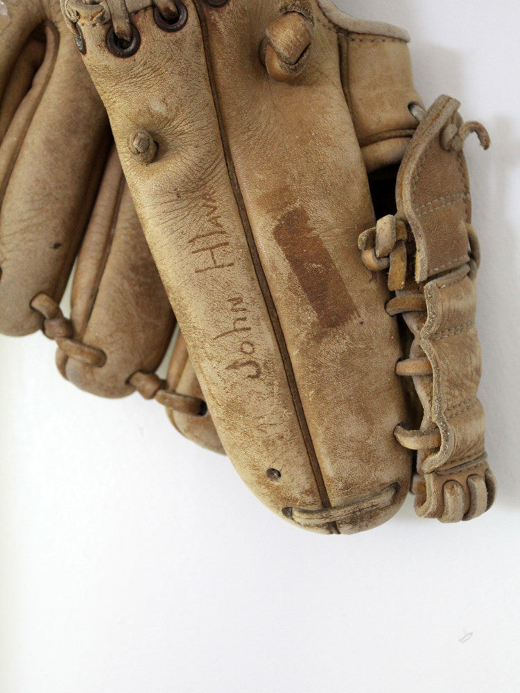 1940s kids baseball rack with cragstan glove