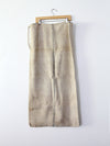 antique european grain sack / homespun farm bag