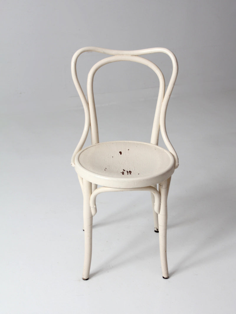 antique painted bentwood chair