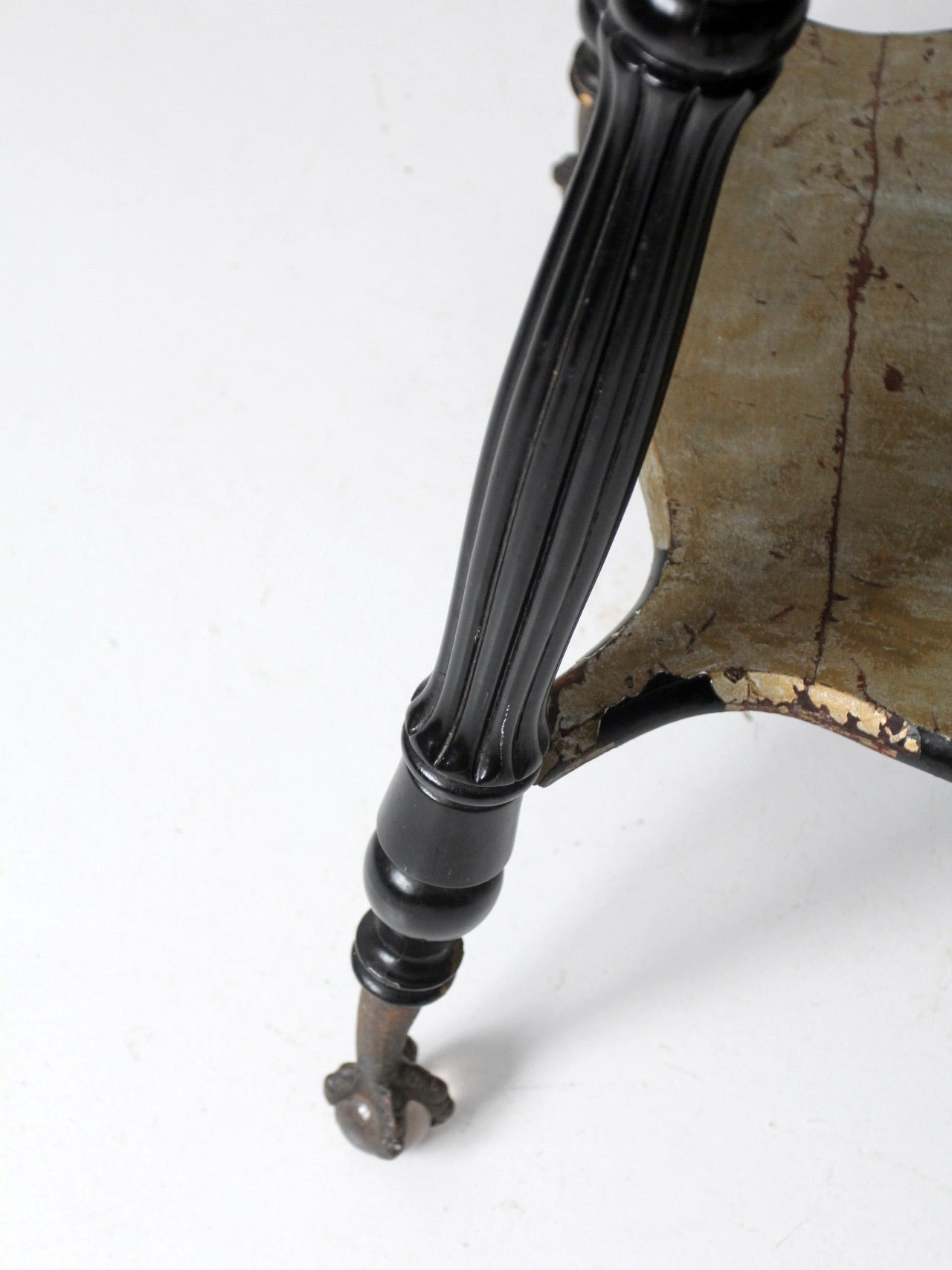 antique claw and ball foot end table