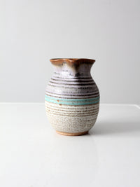 vintage studio pottery pitcher