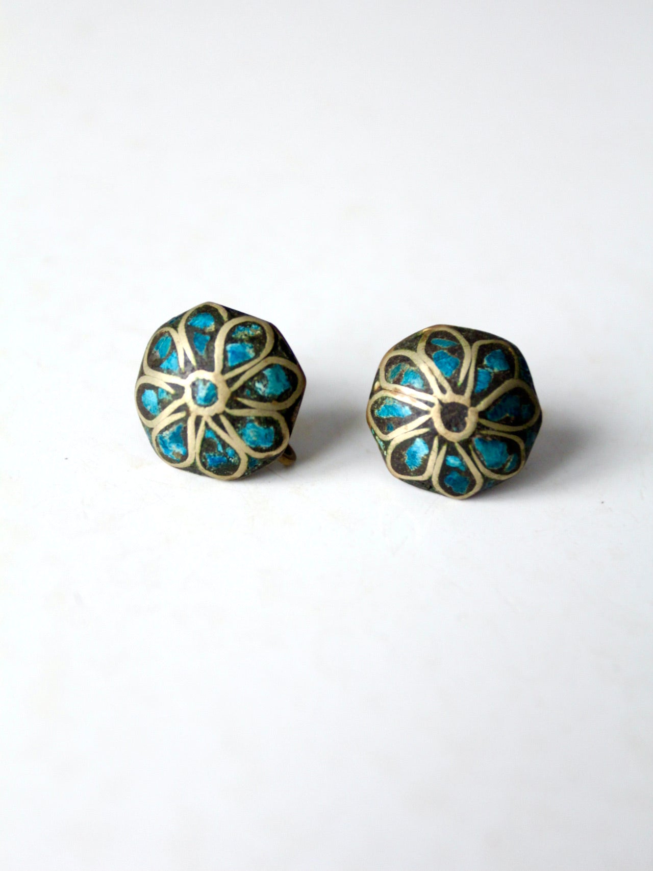 vintage turquoise earrings 86 Vintage