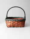 vintage wicker basket