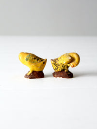 vintage bird salt and pepper shakers