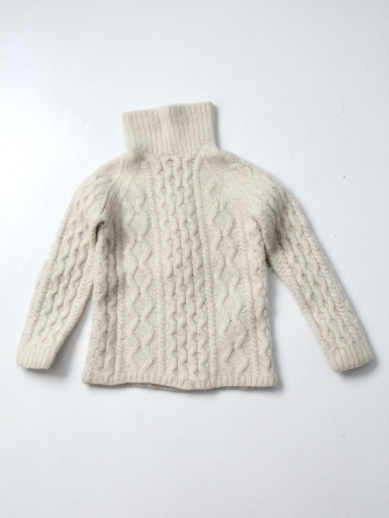 vintage 60s Penney's cable knit sweater