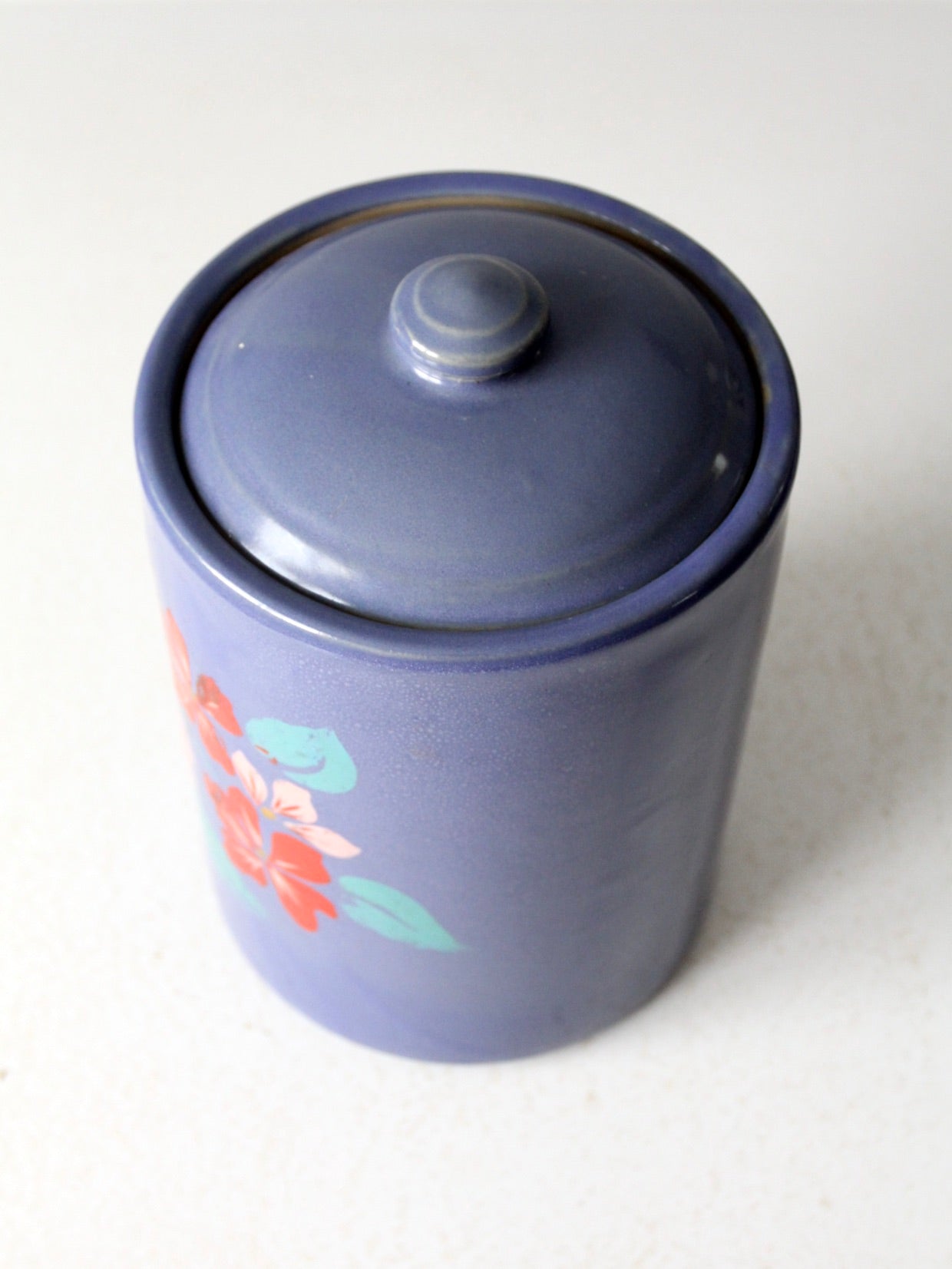 vintage 1930s painted cookie jar – 86 Vintage