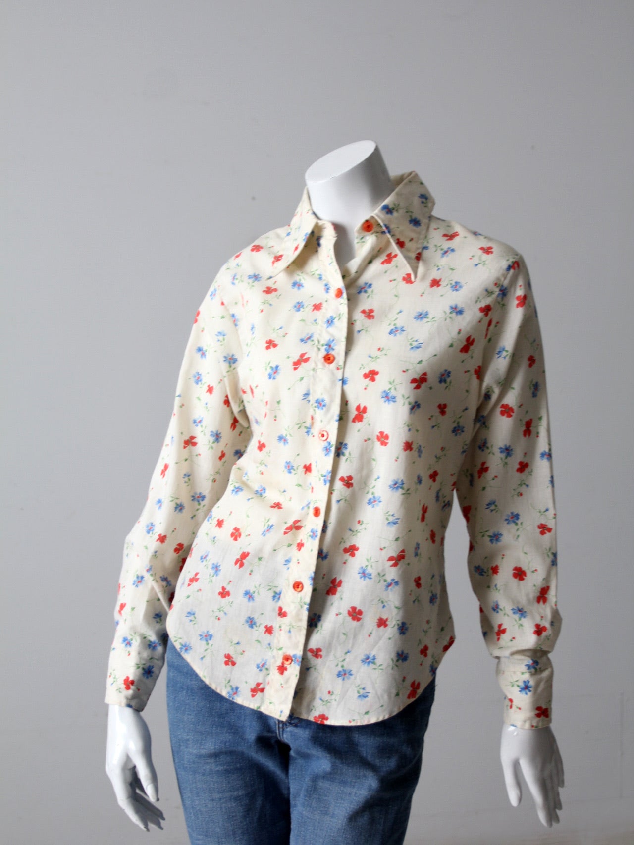 vintage floral shirt