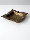 vintage brass ashtray