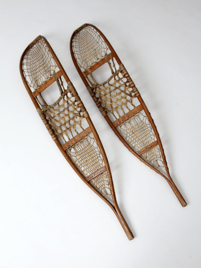 vintage CA Lund snowshoes