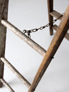 vintage rustic folding ladder