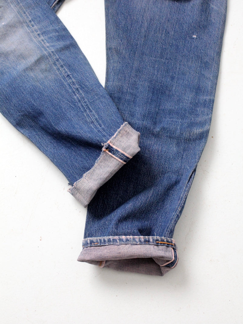 vintage patched Levi's 501 Big E jeans 29 x 29