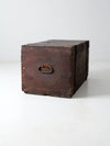 antique wooden trunk