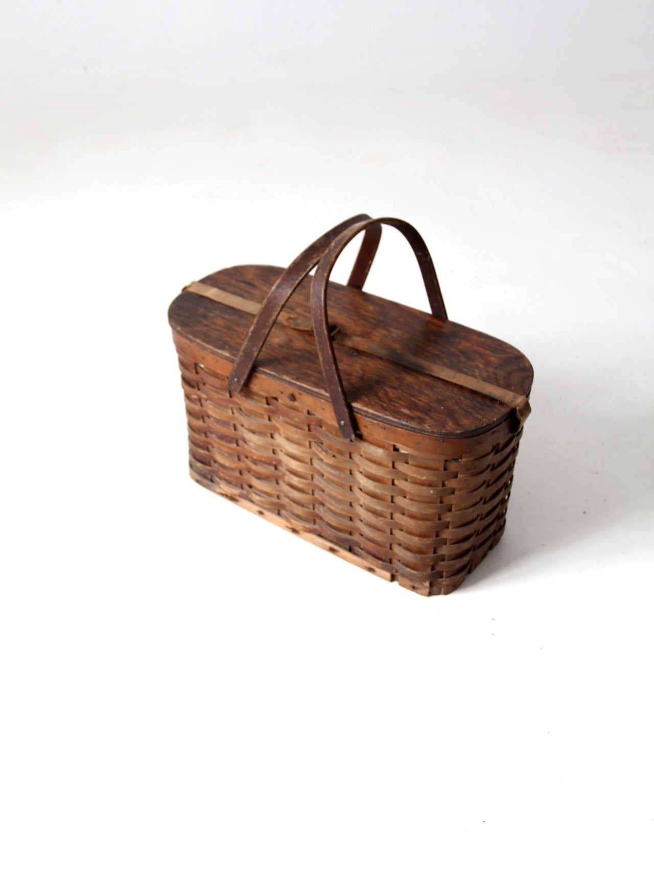 antique Hawkeye Basket insulated picnic basket – 86 Vintage