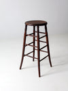 antique wooden stool