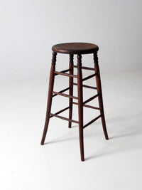 antique wooden stool