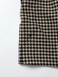 vintage 60s houndstooth skirt