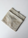 vintage metal mesh coin purse