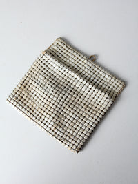 vintage metal mesh coin purse